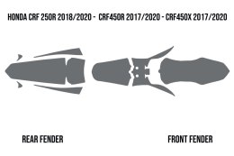 TWIN AIR OKLEINA PRZECIWBŁOTNA HONDA CRF 250 R '18-21', CRF 450 R '17-20' (MUD DEFLECTOR FOAM)