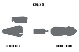 TWIN AIR OKLEINA PRZECIWBŁOTNA KTM SX 85 '18-22' (MUD DEFLECTOR FOAM)