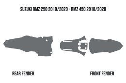 TWIN AIR OKLEINA PRZECIWBŁOTNA SUZUKI RMZ 250 '19-21', RMZ 450 '18-21' (MUD DEFLECTOR FOAM)