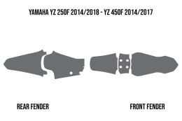 TWIN AIR OKLEINA PRZECIWBŁOTNA YAMAHA YZ 250F '14-18', YZ 450F '14-18' (MUD DEFLECTOR FOAM)