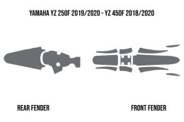 TWIN AIR OKLEINA PRZECIWBŁOTNA YAMAHA YZ 250F '19-22', YZ 450F '18-21'' (MUD DEFLECTOR FOAM)