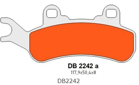 DELTA BRAKING KLOCKI HAMULCOWE KH683 TYŁ/PRZÓD PRAWY CAN-AM DEFENDER/TRAXTER 800 '16-'21, MAVERIC 800/900 '18-'21, COMMANDER 100