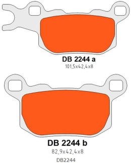 DELTA BRAKING KLOCKI HAMULCOWE KH685 TYŁ LEWY CAN-AM DEFENDER/TRAXTER 800 '17-'21, CAN-AM DEFENDER/TRAXTER 976 '17-'22