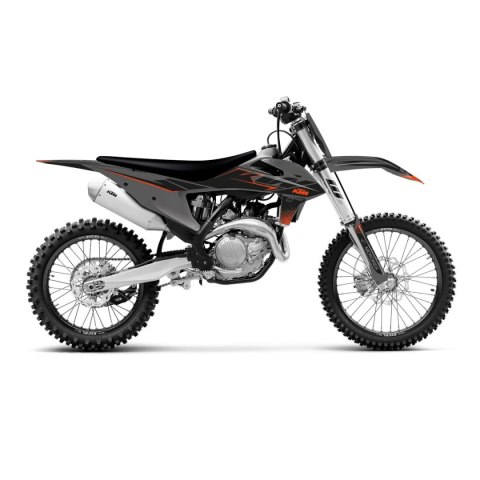 BLACKBIRD KOMPLET NAKLEJEK (OKLEIN) + POKROWIEC POSZYCIE NA SIEDZENIE KTM SX/SX-F '19-'22, EXC/EXC-F '20-'23 MAT BLACK