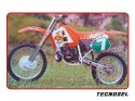 TECNOSEL (BLACKBIRD) KOMPLET NAKLEJEK (OKLEIN) HONDA CR 125 '91-'92, CR 250 '90-'91, REPLICA TEAM HONDA '91 KOLOR POMARAŃCZOWY/S