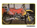 TECNOSEL (BLACKBIRD) KOMPLET NAKLEJEK (OKLEIN) + POKROWIEC/POSZYCIE NA SIEDZENIE SUZUKI RM 125/250 '99-'00, REPLICA TEAM SUZUKI 