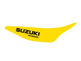 TECNOSEL (BLACKBIRD) POKROWIEC / POSZYCIE NA SIEDZENIE SUZUKI RM 125/250 '91-'95, REPLICA TEAM SUZUKI '93 LOGO SUZUKI KOLOR ŻÓŁT