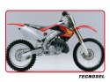 TECNOSEL (BLACKBIRD) POKROWIEC/POSZYCIE NA SIEDZENIE HONDA CR 125 '98-'99, CR 250 '97-'99, REPLICA OEM HONDA '98, CZARNY/CZERWON