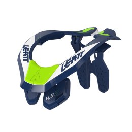 LEATT OCHRANIACZ SZYI 4.5 NECK BRACE BLUE KOLOR GRANATOWY/BIAŁY/ZIELONY FLUO ROZMIAR L/XL