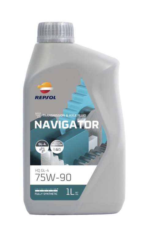 REPSOL OLEJ PRZEKŁADNIOWY NAVIGATOR HQ GL-4 75W90 1L SYNTETYCZNY (12) - ZASTĘPUJE RP024L51