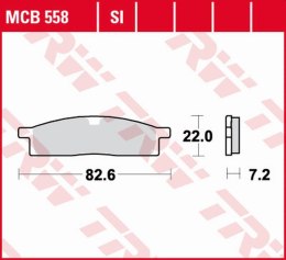 TRW LUCAS ZF KLOCKI HAMULCOWE KH119 SINTER OFFROAD YAMAHA DT 50 '98-, YZ 65 '18-, YZ 80 '86-'01, YZ 85 '02-, PRZÓD