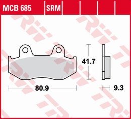 TRW LUCAS ZF KLOCKI HAMULCOWE KH411 SINTER HONDA SCV 110 LEAD '08-'09, CH 125 SPACY '94-'99, PS 125/150 '06-'13, SES 125/150 '02