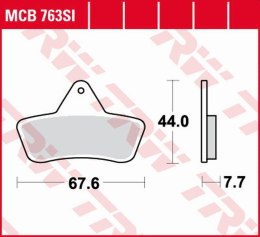 TRW LUCAS ZF KLOCKI HAMULCOWE KH271 SINTER OFFROAD ARCTIC CAT 250/300/400 2X4/4X4 '98-'04, TBX/TBK 500 4X4 '02-'04, LAVERDA QUAS