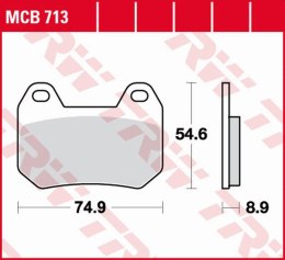 TRW LUCAS ZF KLOCKI HAMULCOWE KH304 ORGANIC BMW K 1200LT '98-'09, R 1200CL '03-'05 TYŁ