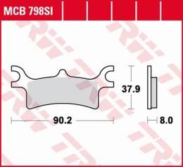 TRW LUCAS ZF KLOCKI HAMULCOWE KH314 SINTER OFFROAD POLARIS SPORTSMAN 400 '03-'05, SPORTSMAN 450 '06-'07, SPORTSMAN 500 '03-'08, 