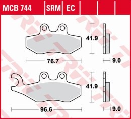 TRW LUCAS ZF KLOCKI HAMULCOWE KH353 SINTER APRILIA SPORTCITY 2T 50 '08-'13, SPORTCITY 125 '05-'13, SR 125/300 '10-, DERBI BOULEV