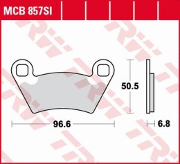 TRW LUCAS ZF KLOCKI HAMULCOWE KH354 SINTER OFFROAD POLARIS RANGER 700 4X4/6X4/6X6 '06-'09, RANGER 800 '10-'12, RANGER 900 '11-, 