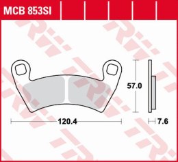 TRW LUCAS ZF KLOCKI HAMULCOWE KH452 SINTER OFFROAD POLARIS RANGER 400 '10-, 500 '08-, 700 '08-'09, 800 '10-, 900 '11-, GENERAL 1