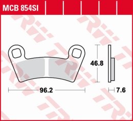 TRW LUCAS ZF KLOCKI HAMULCOWE KH657 SINTER OFFROAD POLARIS RANGER 400 '10-, 500 '06-, GENERAL 1000 '16-, TYŁ POLARIS OUTLAW 450/