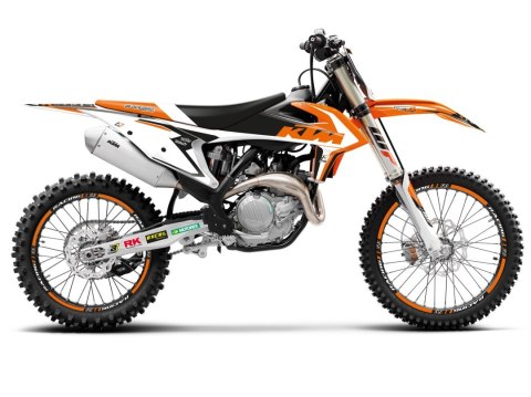 BLACKBIRD KOMPLET NAKLEJEK (OKLEIN) + POKROWIEC POSZYCIE NA SIEDZENIE KTM SX/SX-F '19-'22, EXC/EXC-F '20-'23 DREAM 4 KOLOR POMAR