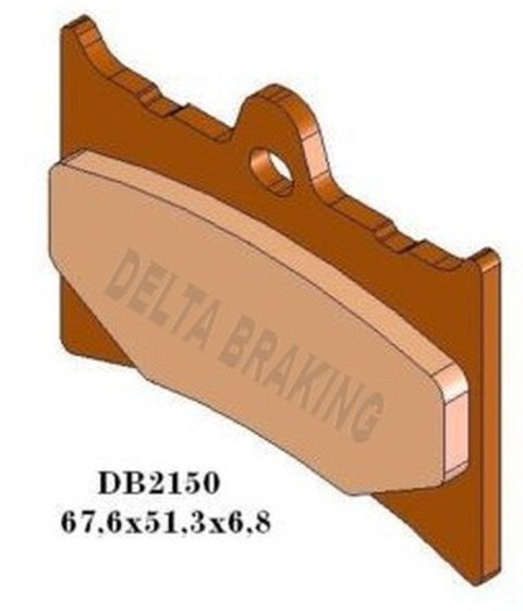 DELTA BRAKING KLOCKI HAMULCOWE KH126 PRZÓD APRILIA AF1 125 '88-'91, RS 125 '92-'05, TUONO 125 '03-'04, KTM EXC/MX 125 '87, GILER