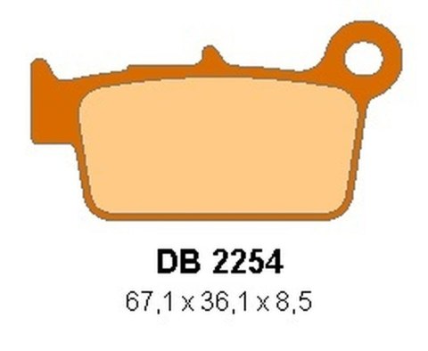 DELTA BRAKING KLOCKI HAMULCOWE KH367/2 TYŁ BETA RR 50/125 '08-'15, 200 URBAN '08-'15, 200 RR '20-'23, 250 RR '13-'22, 300 RR '13