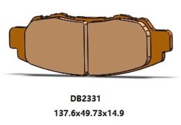 DELTA BRAKING KLOCKI HAMULCOWE KH669/4 PRZÓD POLARIS SLINGSHOT 2000 '15-'18