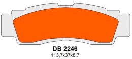 DELTA BRAKING KLOCKI HAMULCOWE KH676 PRZÓD YAMAHA YXF 1000R WOLVERINE '21-'22, YXZ 1000R '16-'22