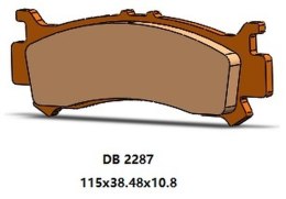 DELTA BRAKING KLOCKI HAMULCOWE KH702 PRAWY PRZÓD HONDA SXS 1000 PIONEER '16-'22, XSX 1000 TALON '19-'22