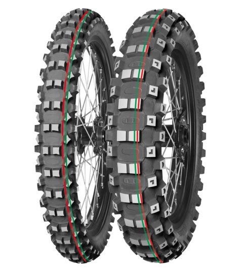 MITAS OPONA 120/80-19 TERRA FORCE MX-MH MEDIUM/HARD 63M TT (CZERWONY/ZIELONY PASEK) TYŁ DOT 2022 (DOT:DSDD/DPDD/DMDD/DODD) (2651