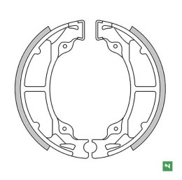 NEWFREN SZCZĘKI HAMULCOWE TYŁ KAWASAKI KD 80 '88-'90, KDX 200 '83-'88, KH 125 '77-'81, KX 125 '82-'85 (110X30MM)