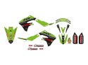 BLACKBIRD KOMPLET NAKLEJEK (OKLEIN) KAWASAKI KX 250F '21-'23, KX 450F '19-'24 REPLICA KAWASAKI RACING F&H 22 KOLOR ZIELONY CZARN