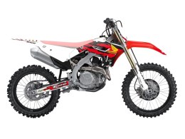 BLACKBIRD KOMPLET NAKLEJEK (OKLEIN) HONDA CRF 250R '22-'24, CRF 450R '21-'24 RETRO KOLOR CZERWONY BIAŁY CZARNY