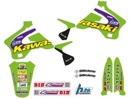 BLACKBIRD KOMPLET NAKLEJEK (OKLEIN) KAWASAKI KX 125/250 '94-'98 REPLICA TEAM KAWASAKI 1998