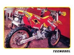 BLACKBIRD KOMPLET NAKLEJEK (OKLEIN) SUZUKI RM 125/250 '96-'00 REPLICA TEAM SUZUKI 1998