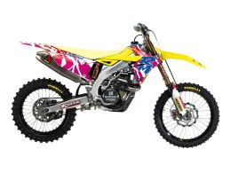 BLACKBIRD KOMPLET NAKLEJEK (OKLEIN) SUZUKI RMZ 250 '19-'24, RMZ 450 '18-'24 RETRO SUZUKI