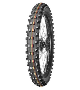 MITAS OPONA 110/100-18 TERRA FORCE MX-SM SOFT/MEDIUM 64M TT (CZERWONY/ŻÓŁTY PASEK) TYŁ DOT 2022 (DOT:TPDD/TCDD) (26321) WYCOFANE