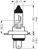 OSRAM ŻARÓWKA H4 12V 60/55W P43T ORIGINAL