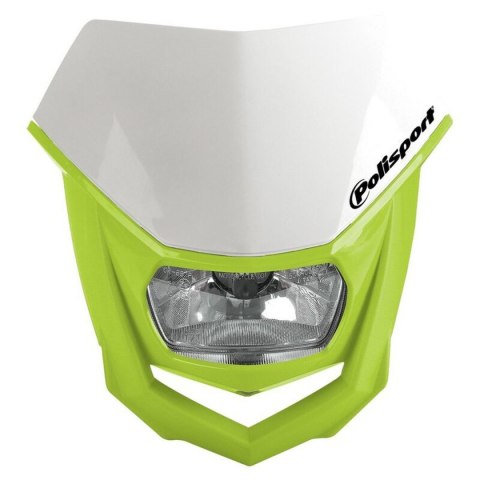 POLISPORT PROMOCJA LAMPA PRZEDNIA MODEL HALO (ŻARÓWKA HALOGENOWA) KOLOR BIAŁY/FLUO