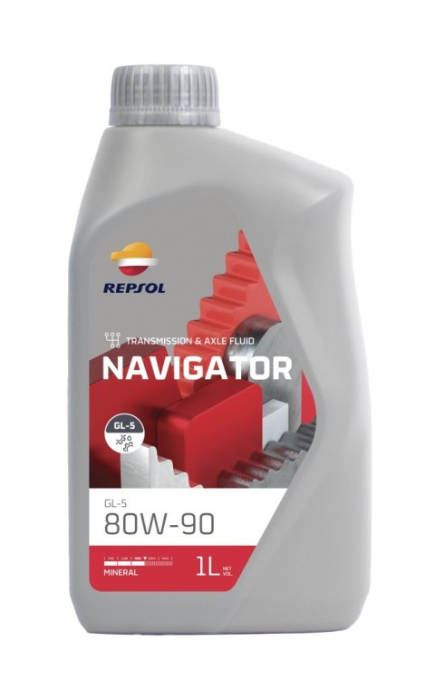 REPSOL OLEJ PRZEKŁADNIOWY NAVIGATOR API GL-5 80W90 1L (12) (ZASTĘPUJE RP023R51)