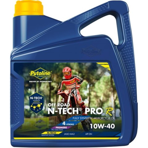 PUTOLINE OLEJ SILNIKOWY 4T 100% SYNTETYK N-TECH® PRO R+ OFF ROAD 10W40 4L (AKC)