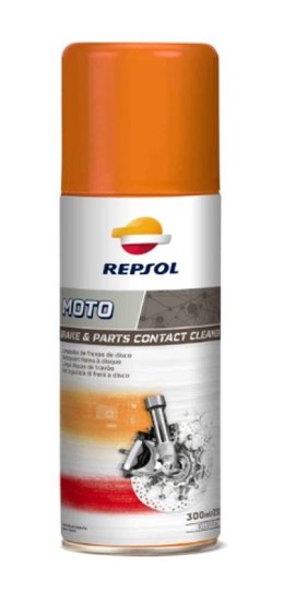 REPSOL ODTŁUSZCZACZ DO TARCZ I KLOCKÓW HAMULCOWYCH QUALIFIER BRAKE AND PARTS CONTACT CLEANER 300ML (12) - ZASTĘPUJE RP716A98