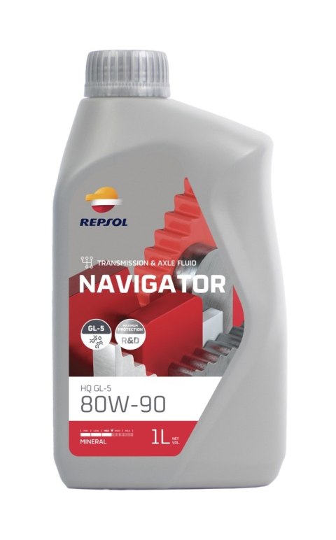 REPSOL OLEJ PRZEKŁADNIOWY NAVIGATOR HQ GL-5 80W90 1L (12) - ZASTĘPUJE RP024R51