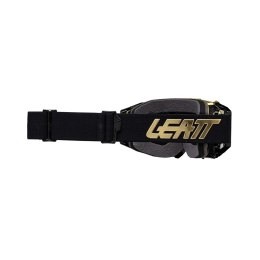 LEATT NOWOŚĆ GOGLE ROWEROWE VELOCITY 5.0 MTB IRIZ GOGGLE GOLD BRONZE UC 68% - KOLOR CZARNY/ZŁOTY SZYBKA LUSTRZANA BRĄZOWA