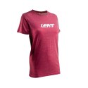 LEATT NOWOŚĆ KOSZULKA (DAMSKA) PREMIUM T-SHIRT RUBY KOLOR CZERWONY ROZMIAR M (CASUAL)