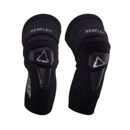 LEATT NOWOŚĆ NAKOLANNIKI OCHRANIACZE KOLAN REAFLEX HYBRID PRO KNEE GUARD BLACK KOLOR CZARNY ROZMIAR M