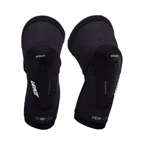 LEATT NOWOŚĆ NAKOLANNIKI OCHRANIACZE KOLAN REAFLEX ULTRALITE KNEE GUARD BLACK KOLOR CZARNY ROZMIAR L