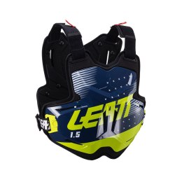 LEATT NOWOŚĆ OSŁONA KLATKI PIERSIOWEJ (BUZER) CHEST PROTECTOR 1.5 TORQUE BLUE KOLOR GRANATOWY/ŻÓŁTY FLUO ROZMIAR UNIWERSALNY