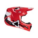 LEATT NOWOŚĆ KASK MOTO 3.5 V24 (+GOGLE VELOCITY 4.5 GRATIS) HELMET KIT RED KOLOR CZERWONY/CZARNY/BIAŁY ROZMIAR XXL (63-64 cm)