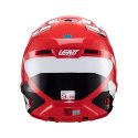 LEATT NOWOŚĆ KASK MOTO 3.5 V24 (+GOGLE VELOCITY 4.5 GRATIS) HELMET KIT RED KOLOR CZERWONY/CZARNY/BIAŁY ROZMIAR XXL (63-64 cm)